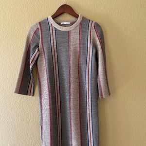 Striped Sweater Dress